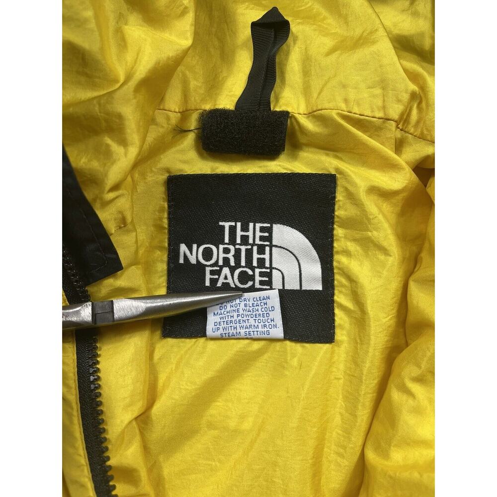 Vintage The North Face Ski‎ Jacket Mens L Yellow Gore-Tex Full Zip Outdoor 80s - Picture 4 of 9